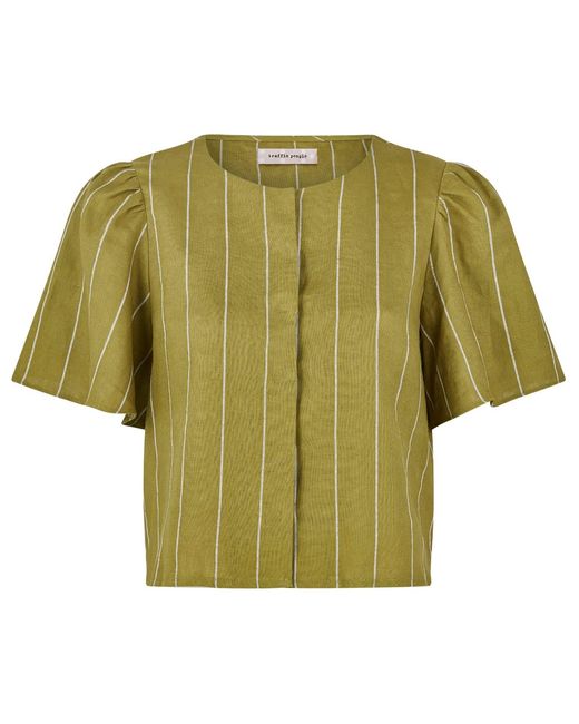 Traffic People Green Parallel Lives And Striped Daisy Top