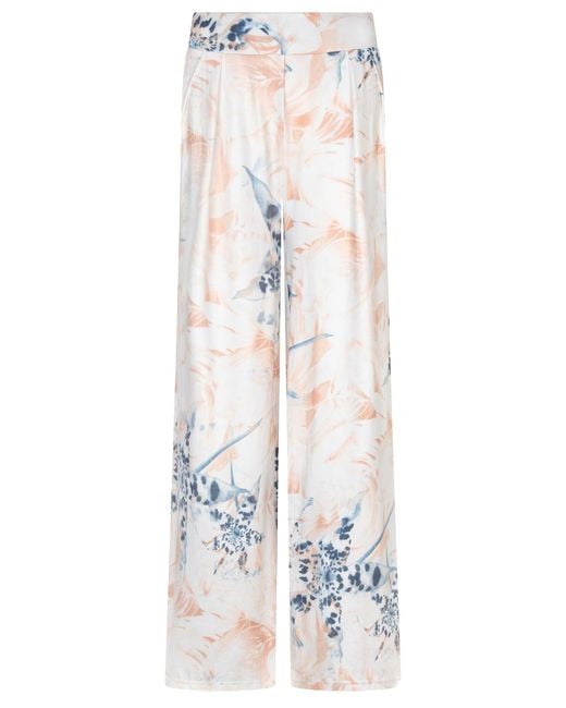 Chic by Lirette White Palazzo Pants Contadora