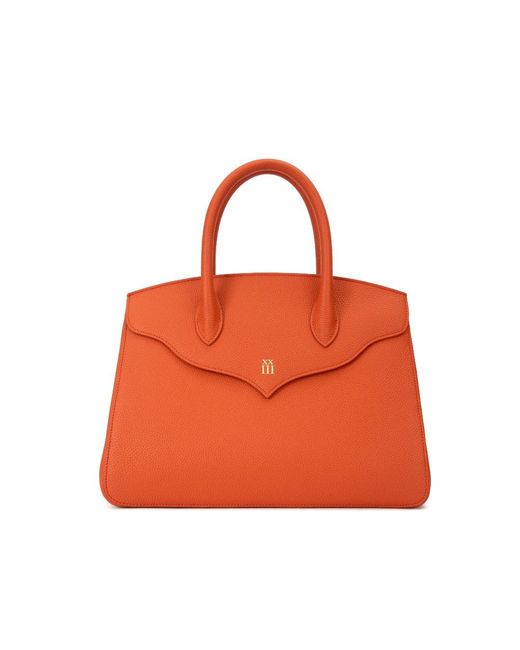 Xxiii Orange Scallop Tote