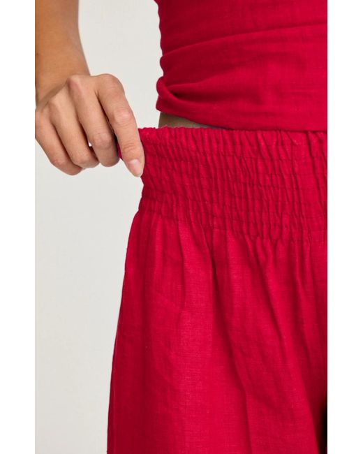 MARICEL Red Anna Trousers
