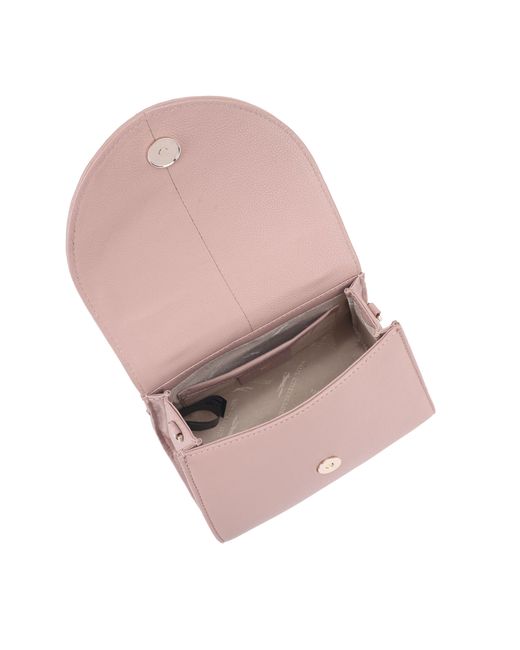 Paul Costelloe Pink Cilo Leather Crossbody Bag