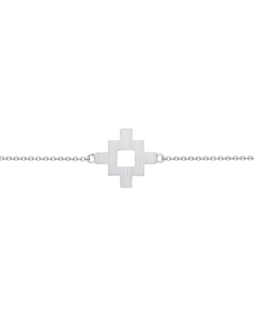 Sheida Farrokhi White Minimal Flower Bracelet