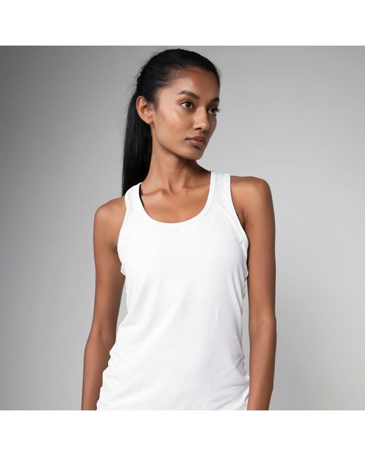 Aora Athletics White Daily Tank Top