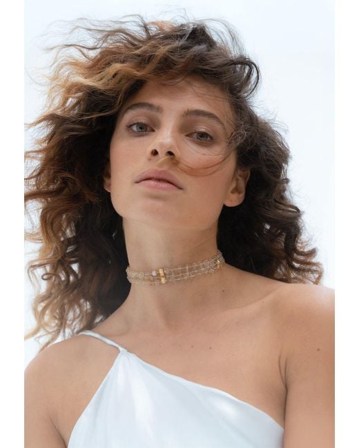 Lavani Jewels White Aurora Choker
