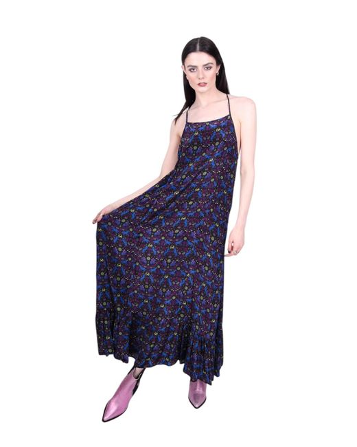 Any Old Iron Blue Soft Mini Rider Adjustable Dress