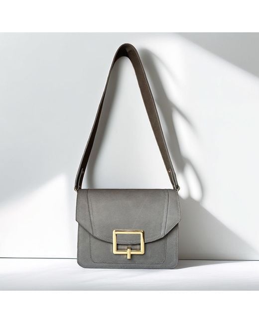 Deanog Gray Crossbody Bag Mila Graphite