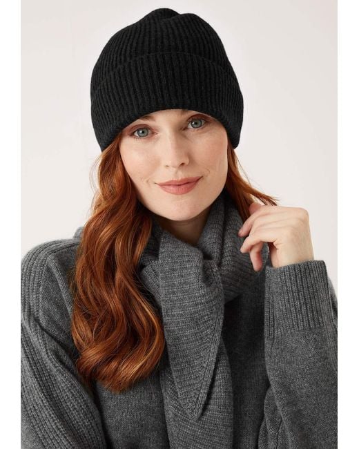 Loop Cashmere Black New Cashmere Beanie