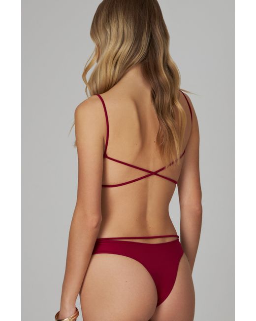 Bianca Resortwear Red India Bikini Top