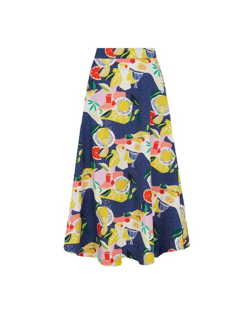 Emily and Fin Blue Sandra Picnic Party Skirt