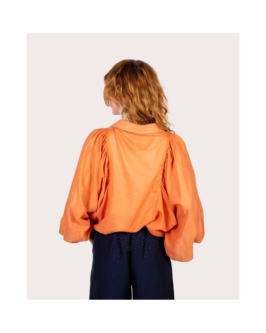 Lo Neel Brown Loreleï Sunset Shirt