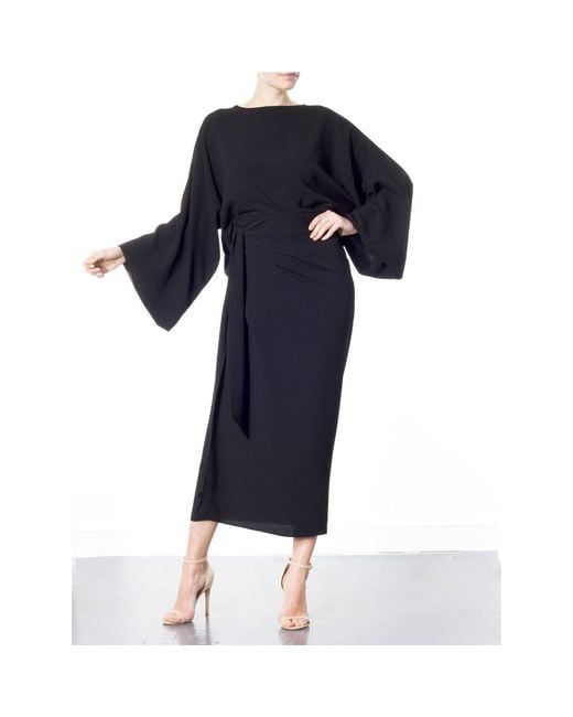 Meem Label Blue Amari Wrap Skirt