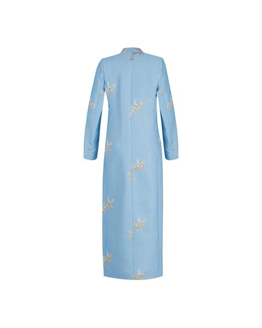 Roqaia Fashion House Blue Horse Baby Kaftan