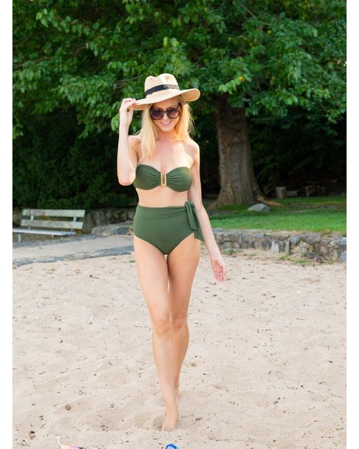 Change of Scenery Green Neutrals Cindy Embellish Top