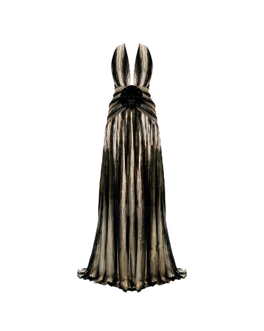 Nur Karaata Black Louvre Palace Gown