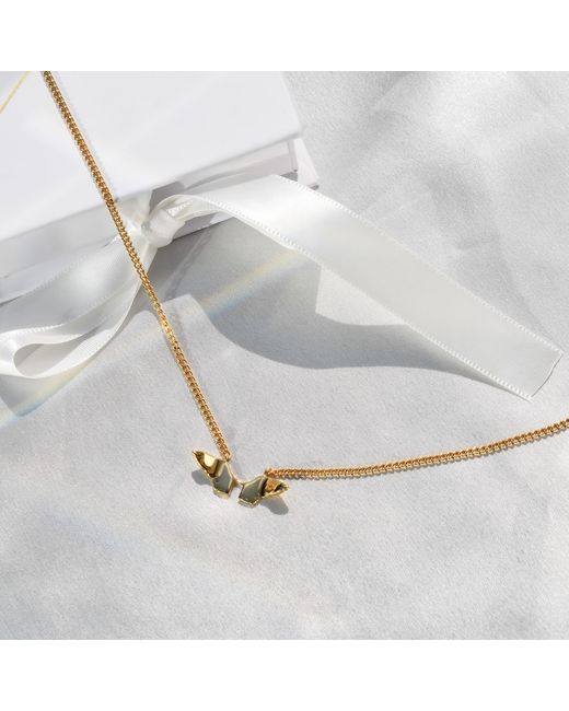 Dov Jewelry Metallic Angel Wings Necklace