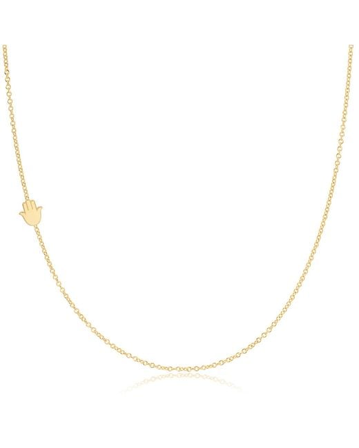 Maya Brenner Metallic 14K Asymmetrical Charm Necklace