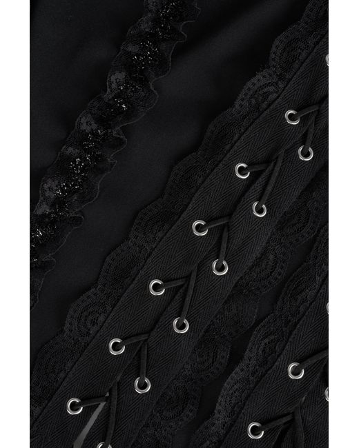GOD SAVES QUEENS Black Sorry I'M Late Dress