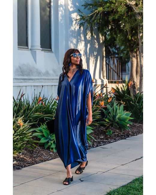 Jennafer Grace Blue Shadow Caftan