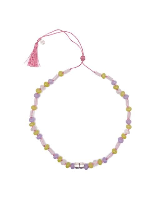 Après Youth Metallic Spud Beaded Friendship Necklace