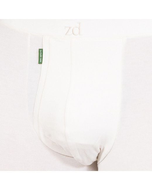 Zd - Zero Defects Gray Neutrals Heracles Fly Front Boxer – Maximum Softness For Sensitive Skin for men