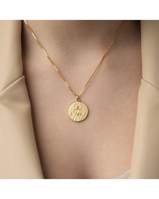 Vermaye Switzerland Metallic Circe Necklace Vermeil Boxchain