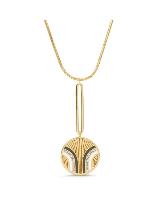 Glamrocks Jewelry Multicolor South Beach Pendulum Necklace