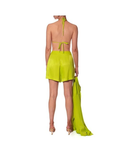 AGGI by HALEWSKI Green Jerry Lime Shorts
