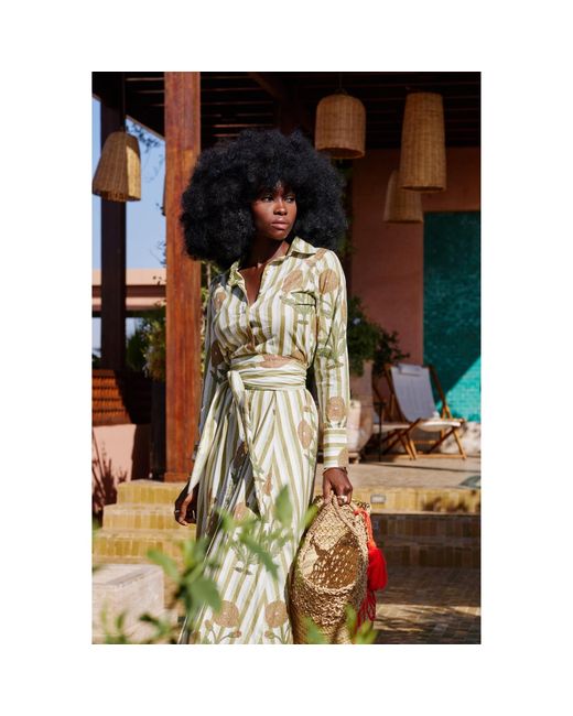 At Last Yellow Cotton Marigold Dress