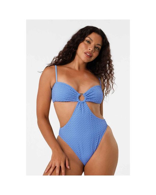 Blackbough Swim Blue Raya One Piece Oceania Crochet