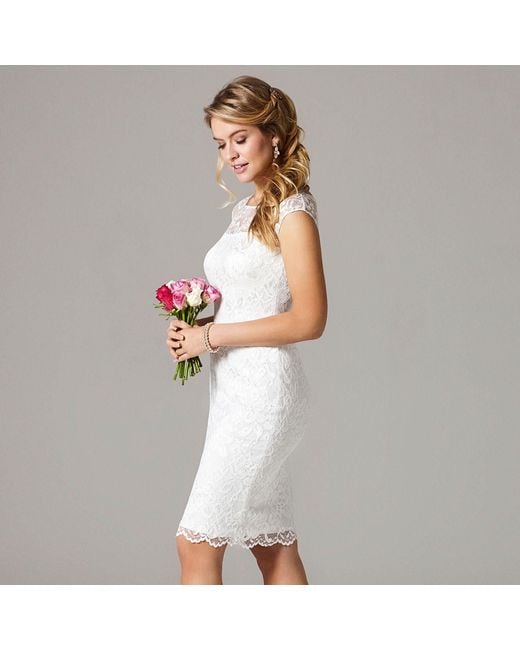 Alie Street London White Amber Lace Wedding Dress