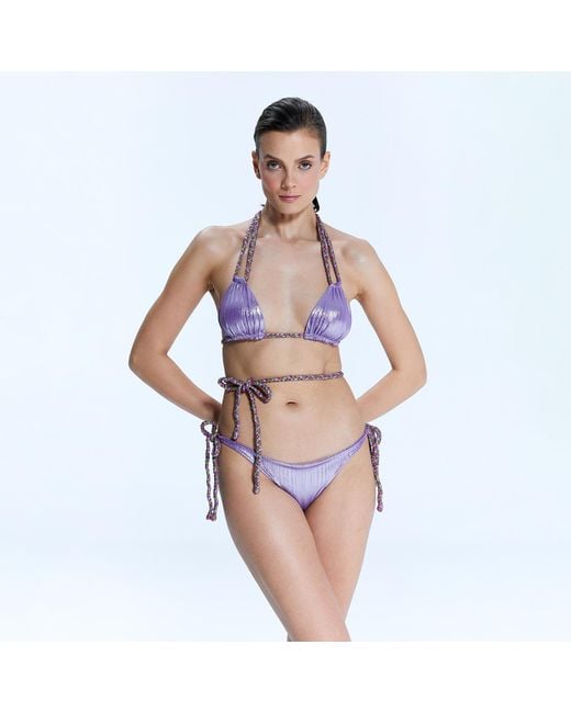 Nur Karaata Purple Nikki Bikini Set