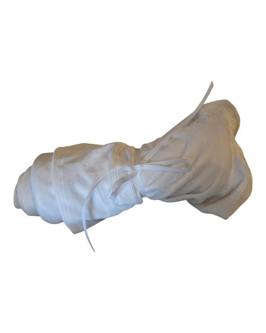 Romer Millinery Gray Twisturban Turban Velvet Bride