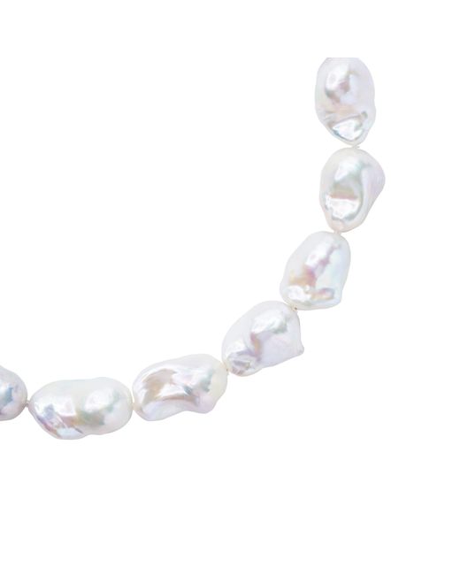 Bombyx House Metallic Extra Large Baroque Pearl Necklace