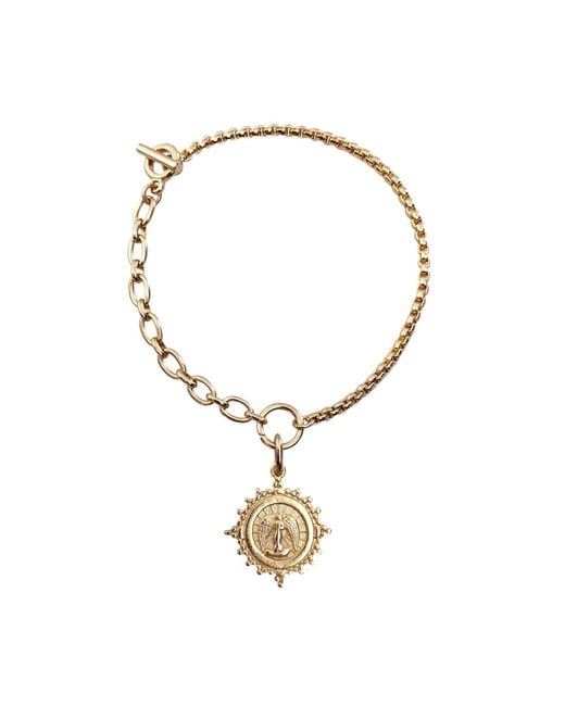 IN CAUDA VENENUM Metallic Celeste Bracelet