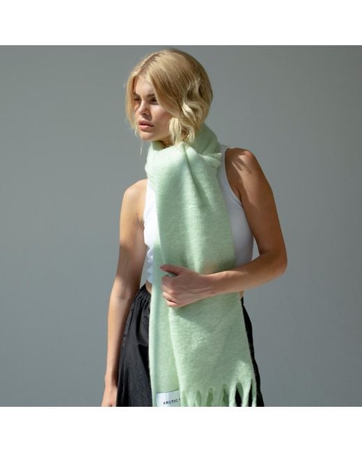 Arctic Fox & Co. Green The Reykjavik Scarf In Mint