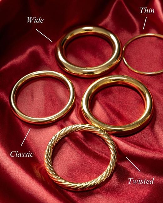 Argento Vivo Metallic Twisted Whitney Bangle