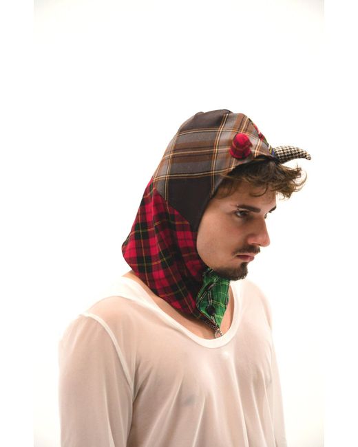 Castaneda Green Button-Up Balaclava