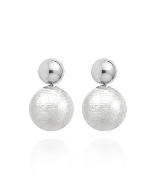 Saule Label White Lilou Earrings