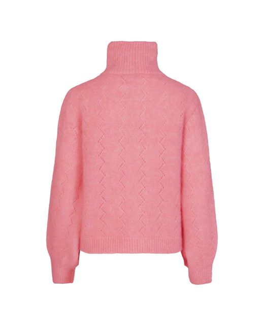 tirillm Pink Mille Fluffy Mohair Pullover