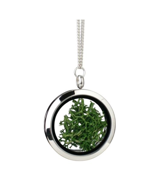 My Little Nature Green Designer Jewellery Necklace With Preserved Moss