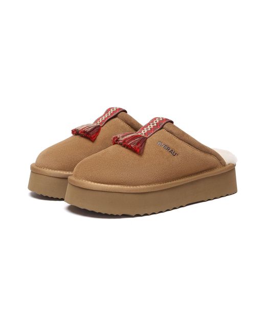 EverAu Australia Brown Caspian Platform Slippers