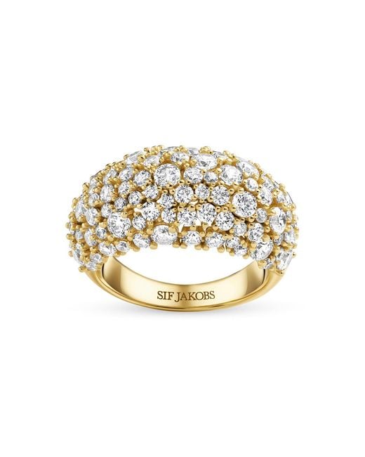 Sif Jakobs Jewellery Metallic Ring Cristallo Grande