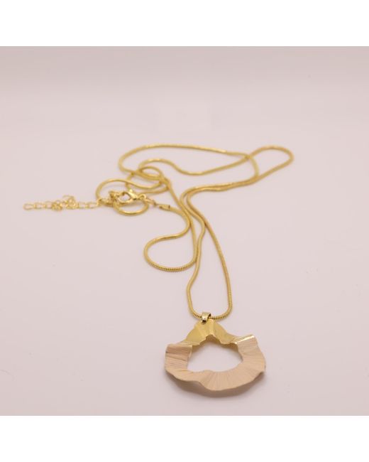 Nart Nature Making Art Metallic Neutrals The Gout Buriti Natural Fiber Necklace