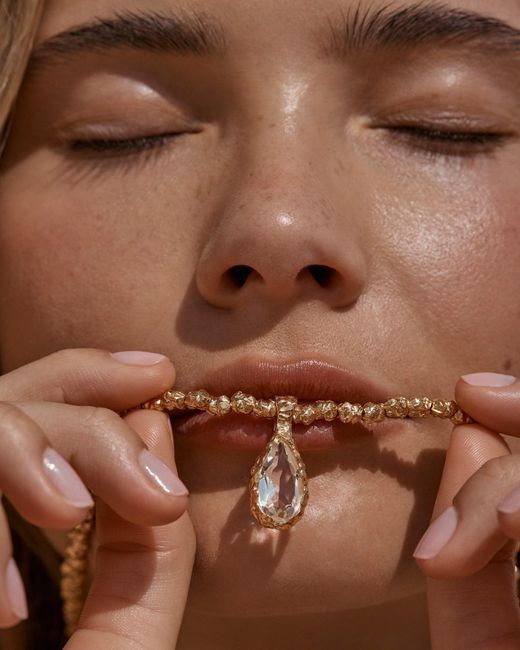 Amber Sceats Metallic Sofian Necklace