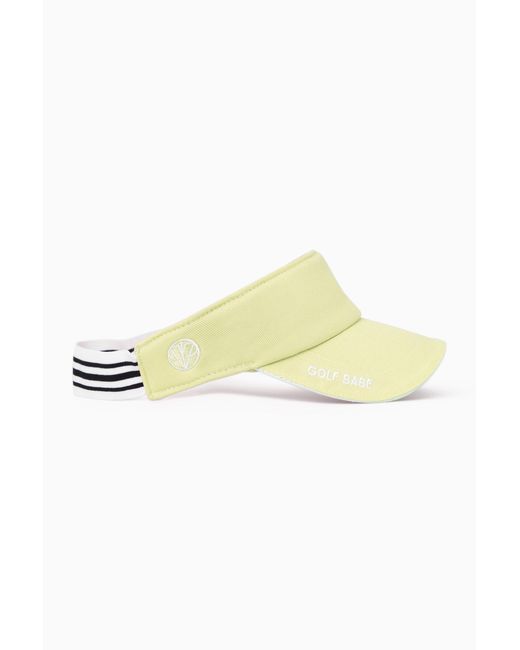 Victoria Paulsen Yellow Golf Babe Visor- Pastel