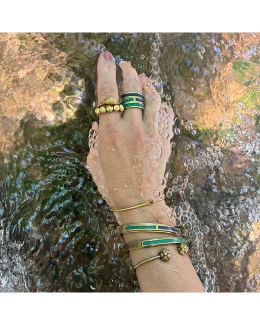 Zeworks Green Jala Malachite Bracelet