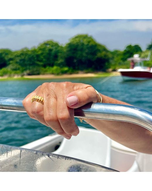 Whale Tail Weaving Black Neutrals The Deckhand Ring