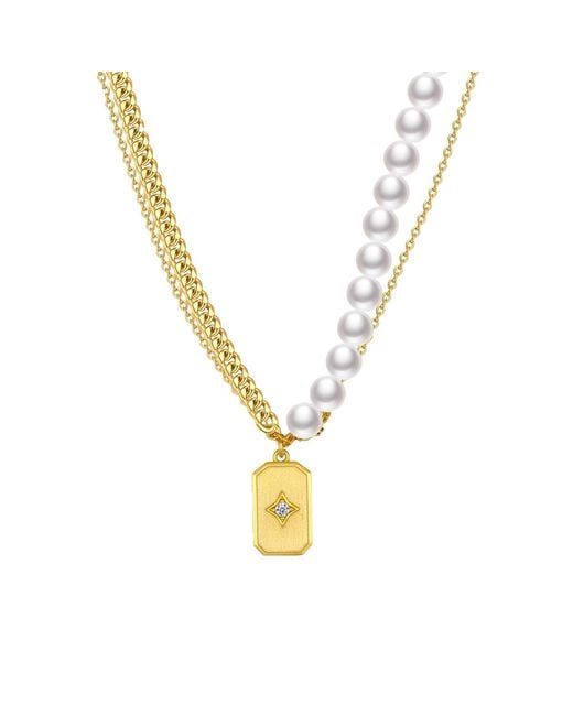 Retro Chic Metallic Star Shields Necklace