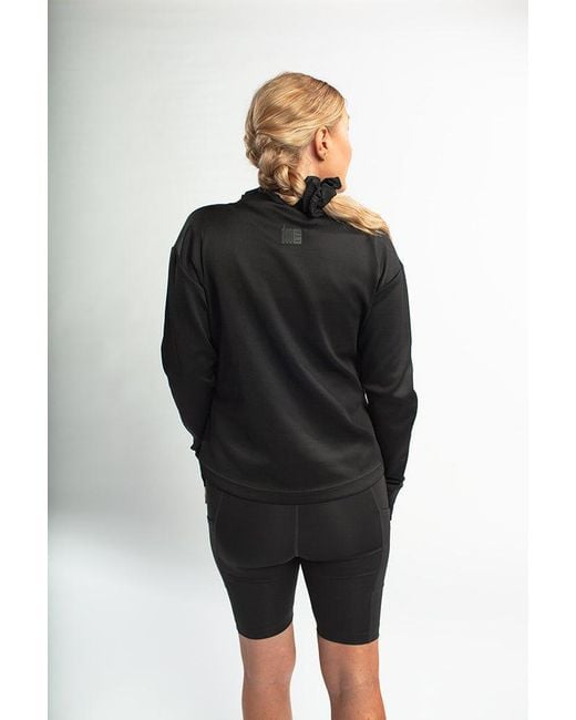 Duofit Maternity Activewear Black Mimi Pullover