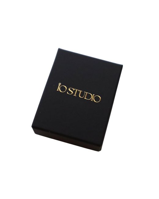 Iostudio Metallic Sparkle Oval Earring